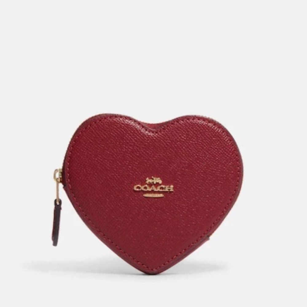 Coach Heart Coin Case NWT - Picture 8 of 8